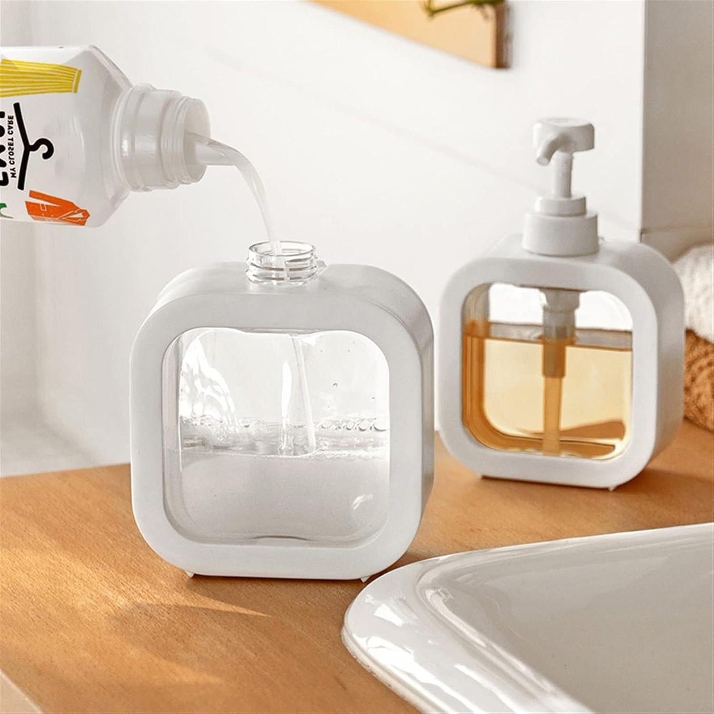 Portable Refillable Soap Dispenser Bottle