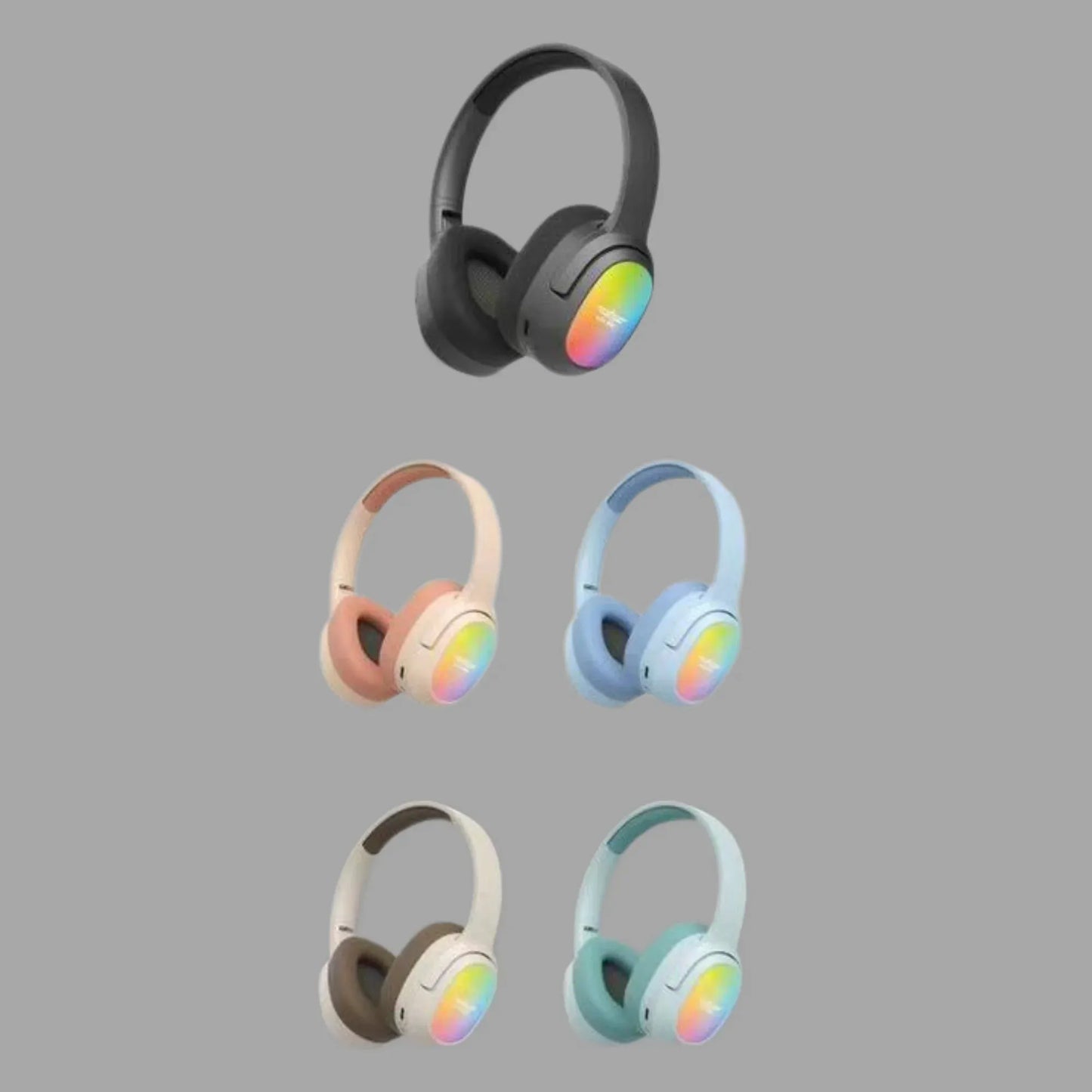 Lelisu LS-257 Wireless Stereo Headphones | Bluetooth & LED Lights