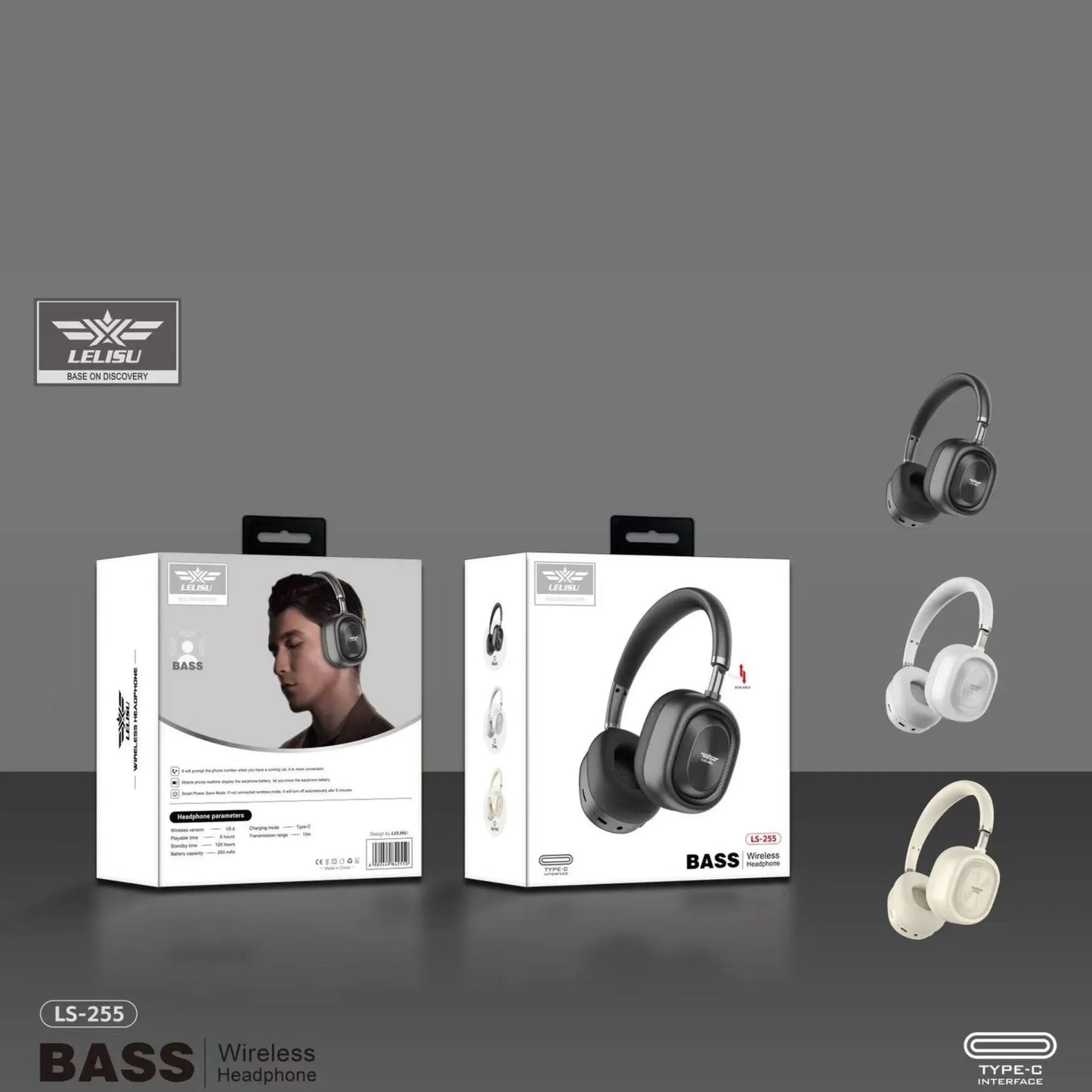 Lelisu LS-255 Bass Wireless Headphones | Bluetooth