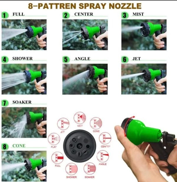 Magic Flexible Water Hose 50FT with Spray Gun