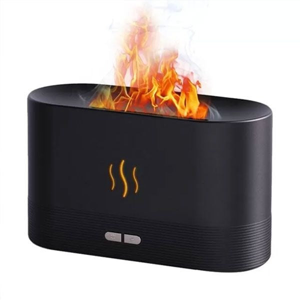 Mini Flame Humidifier & Aroma Diffuser for Home & Office