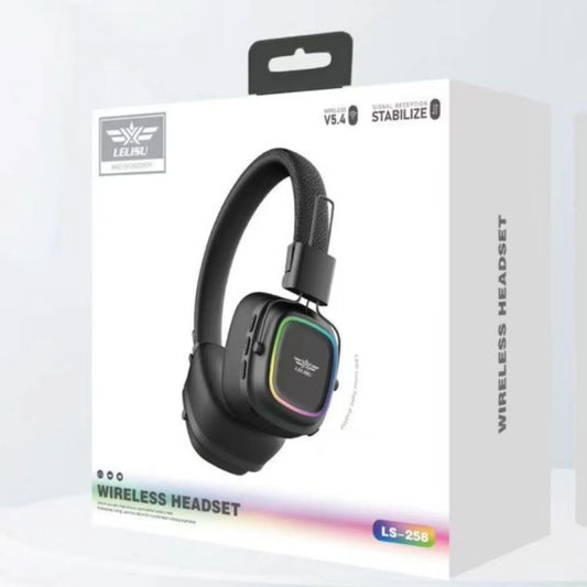 Lelisu LS-258 Wireless Bluetooth Headphones with LED Lights