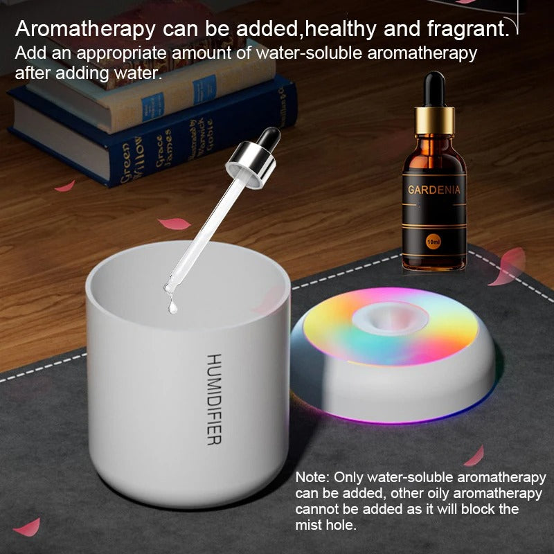 180ML Mini Air Humidifier USB Aroma Diffuser Essential Oil Purifier Mist Maker