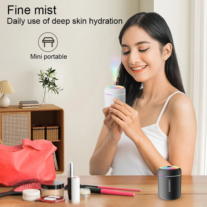 180ML Mini Air Humidifier USB Aroma Diffuser Essential Oil Purifier Mist Maker