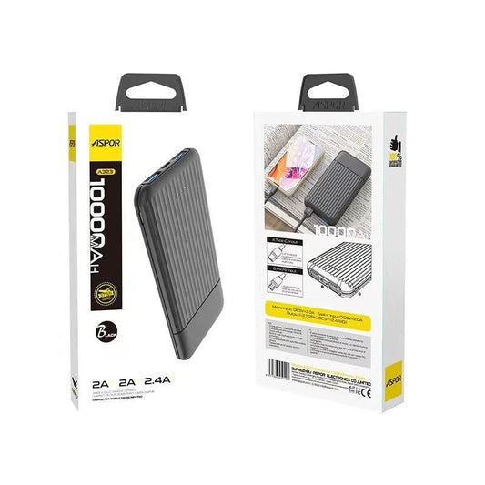 Aspor-A323 Power Bank 10000mah