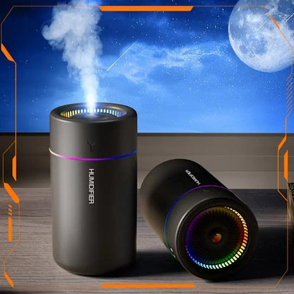 260ML Mini Air Humidifier Multi-Color LED | USB Aroma Diffuser Essential Oil Purifier Mist Maker