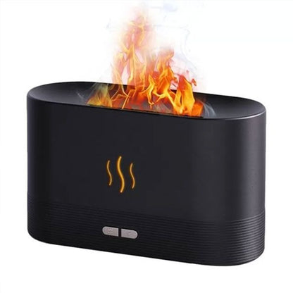 Mini Flame Humidifier & Aroma Diffuser for Home & Office